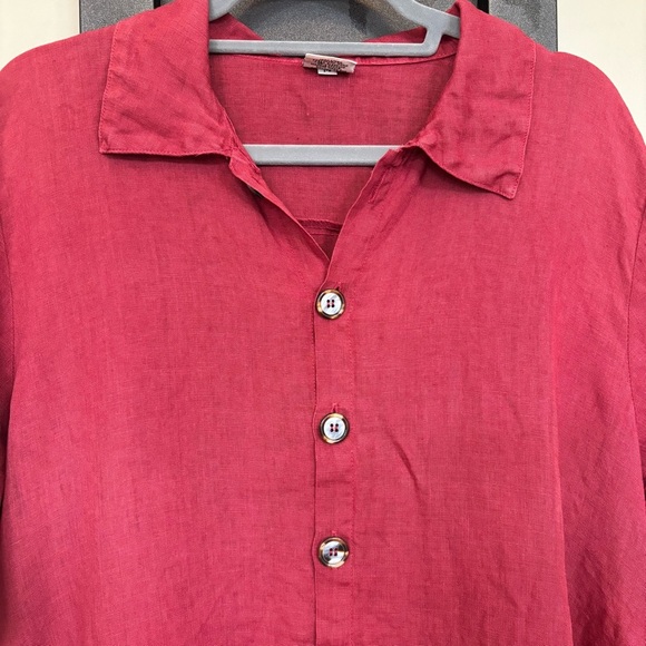 ☀️ CP Shades Men’s Oversized Linen Shirt - size M​ - Picture 4 of 7